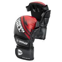 MMI-602 Перчатки MMA IMMAF черно-красные(0)