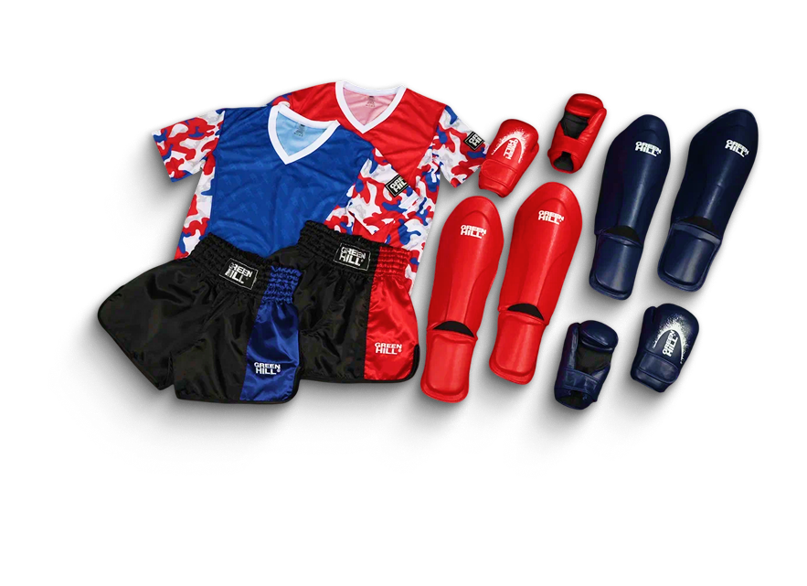 Экипировка для соревнований и тренировок по кикбоксингу