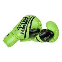 BGU-2308 Боксерские перчатки UNIQUE зелено-черные(0)