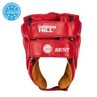 HGB-4016w Кикбоксерский шлем BEST WAKO красный(0)