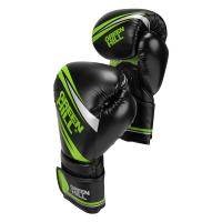 BGT-2279 Перчатки боксерские TEK7 черно-зеленые(1)