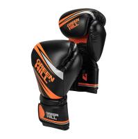 BGT-2279 Перчатки боксерские TEK7 черно-оранжевые(2)