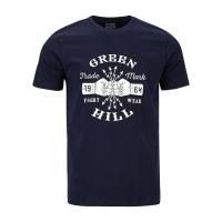 TSB-10431 Футболка GREEN HILL FIGHT WEAR 1964 темно-синяя(0)