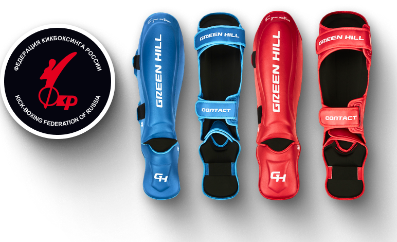 Защита ног с лицензией Федерации кикбоксинга России