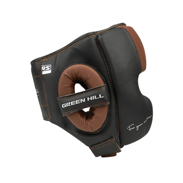 CNHGKM-980 Боксерский шлем Force Mex KK Чёрно-коричневый(4)