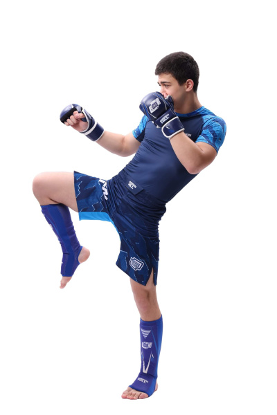 SIP-2503MMAU защита голени и стопы СОЮЗ ММА синий(3)