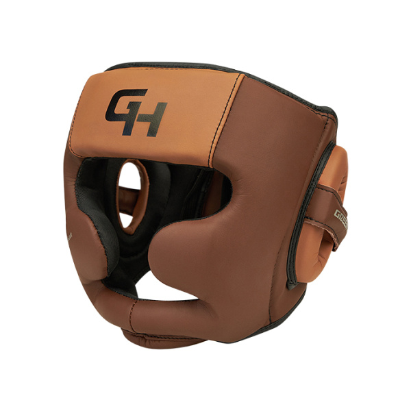 CNHGKF-770 Боксерский шлем Force Full Face KK Коричнево-табачный(3)