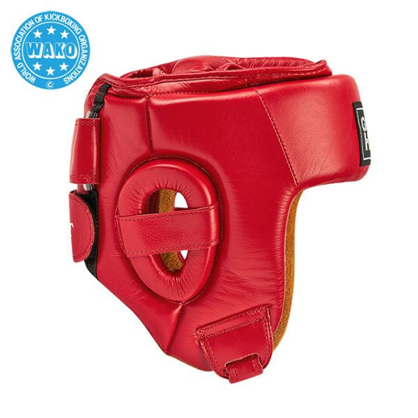 HGB-4016w Кикбоксерский шлем BEST WAKO красный(3)
