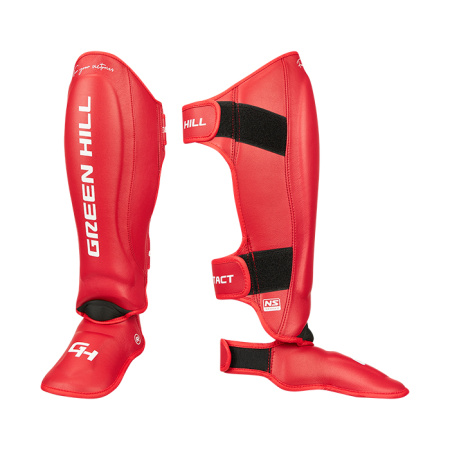 700_CNSGM-032 защита голень-стопа Contact 3d inject foam MF красный S (4)