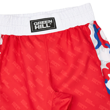 700_KBT- 2089 брюки для кикбоксинга красные xl (5)