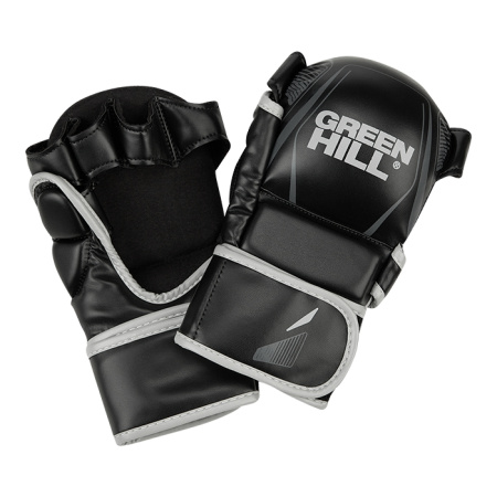MMI-603GH Гибридные перчатки для MMA черно-серые(3)