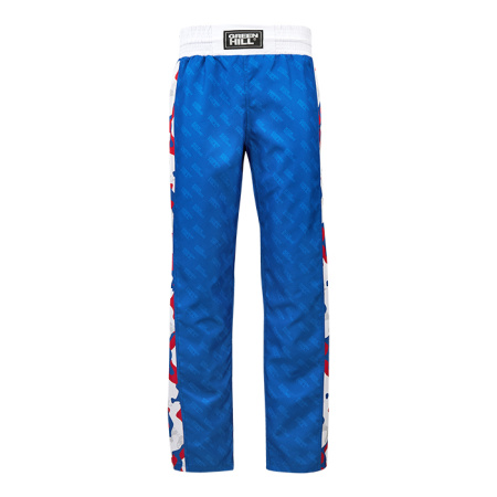 700_KBT- 2089 брюки для кикбоксинга синие xl (1)