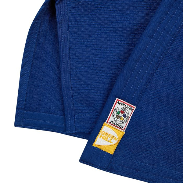 JSPT-10362 Кимоно дзюдо PROFESSIONAL GOLD IJF синее(3)