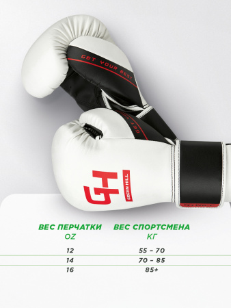 CNBGMS-013 Боксерские перчатки Element MF IF Бело-чёрные(6)