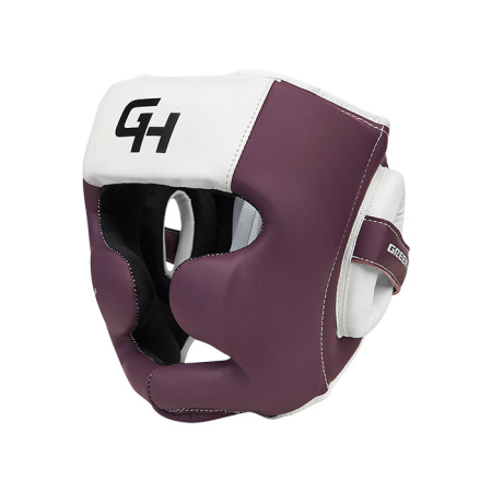 CNHGKF-550 Боксерский шлем Force Full Face KK Фиолетово-белый(1)