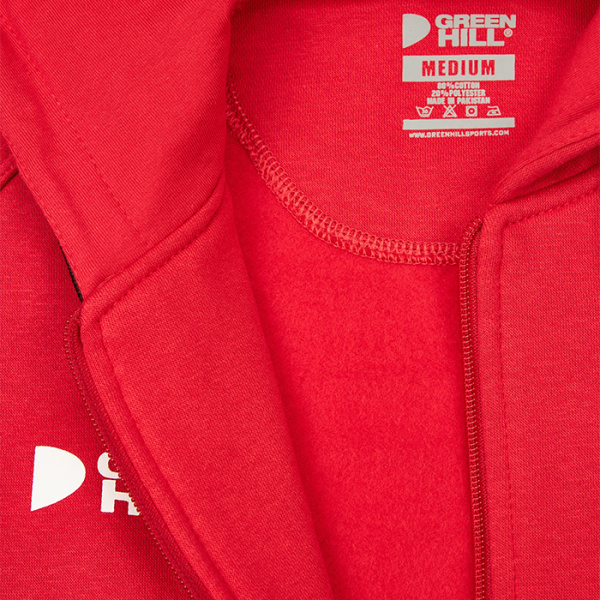 700_FH-10274АN Толстовка на молнии Boxing красная (5)