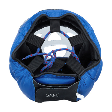 HGS-4023S Шлем SAFE на шнуровке синий(3)