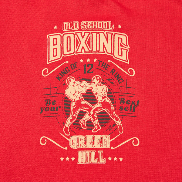FH-10274BN Толстовка OLD SCHOOL BOXING красная(4)