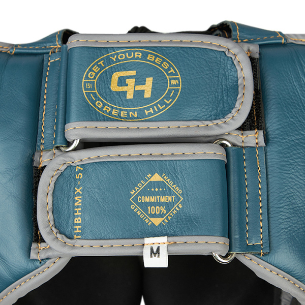 THBHMX-57 боксерский шлем AZTEC синий серый(3)