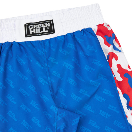 KBT-2089K Кикбоксерские брюки детские синие(4)