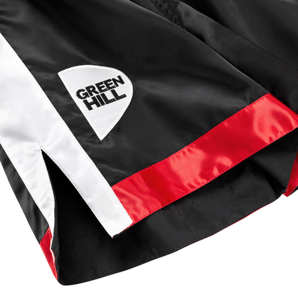 BSP-3775 Боксерские шорты PIPER черно-красные(2)