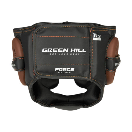 CNHGKF-980 Боксерский шлем Force Full Face KK Чёрно-коричневый(6)