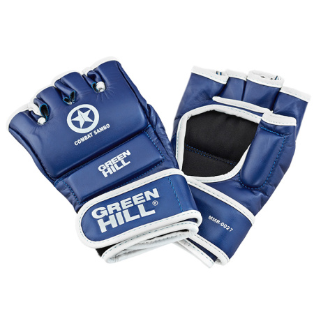 MMR-0027cs Перчатки COMBAT SAMBO синие(0)