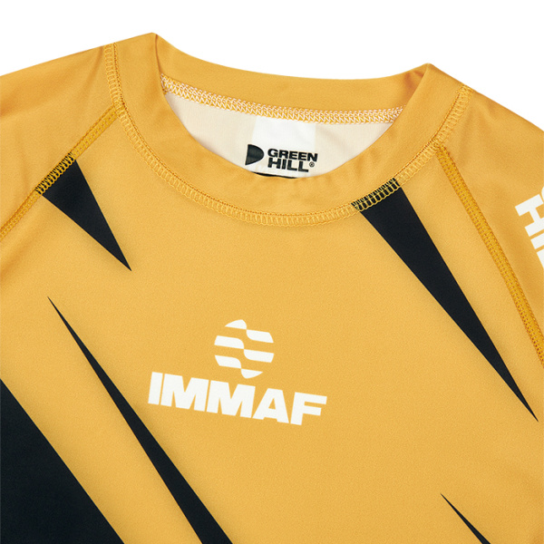 RGI-4021w Рашгард RASH GUARD IMMAF женский черно-золотой(2)