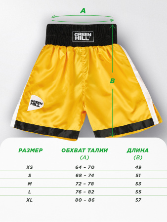 BSP-3775 Боксерские шорты PIPER жёлто-чёрные(3)