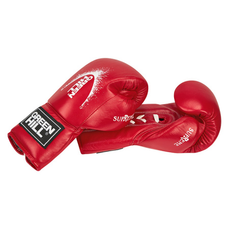 BGS-2111 Боксерские перчатки SUPREME красные(0)