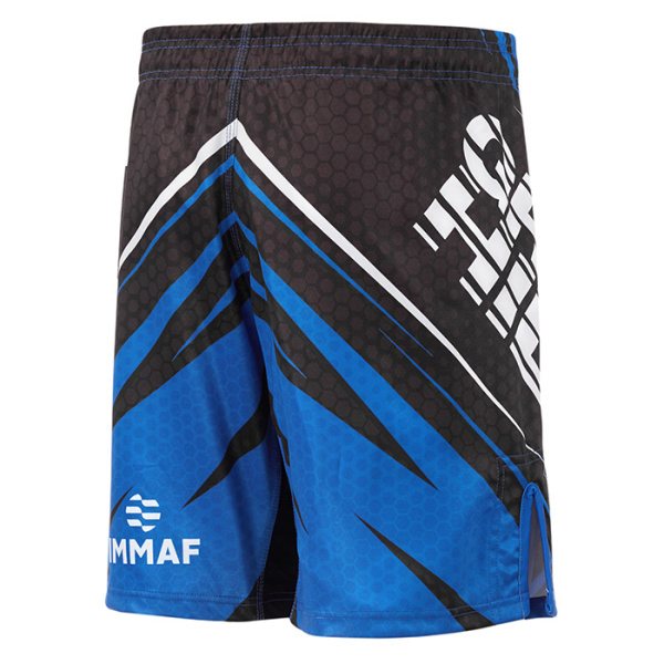 MMi-3922 Шорты MMA IMMAF синие(1)