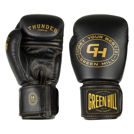 THBGSP-00 боксерские перчатки THUNDER чёрный(5)