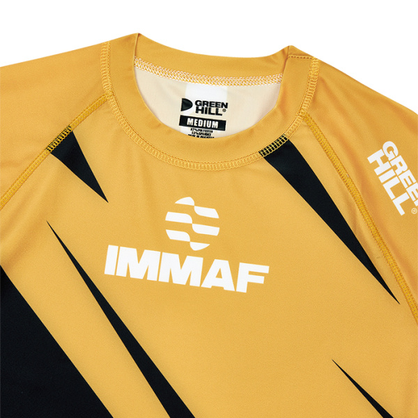 RGI-4021 Рашгард RASH GUARD IMMAF черно-золотой(3)