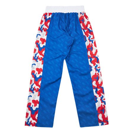 KBT-2089K Кикбоксерские брюки детские синие(8)