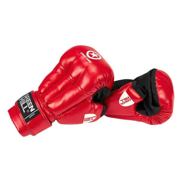 PG-2047CS Перчатки COMBAT SAMBO красные(2)