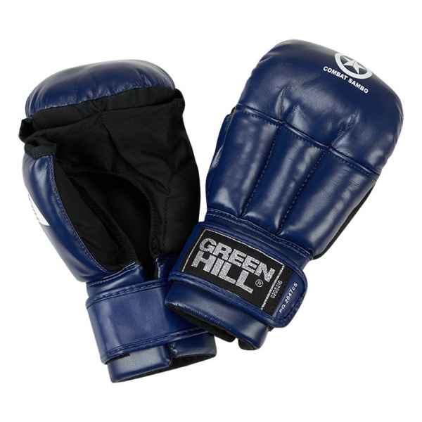 PG-2047CS Перчатки COMBAT SAMBO синие(4)