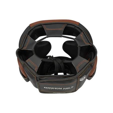 CNHGKF-980 Боксерский шлем Force Full Face KK Чёрно-коричневый(5)