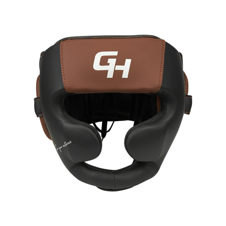 CNHGKF-980 Боксерский шлем Force Full Face KK Чёрно-коричневый(3)