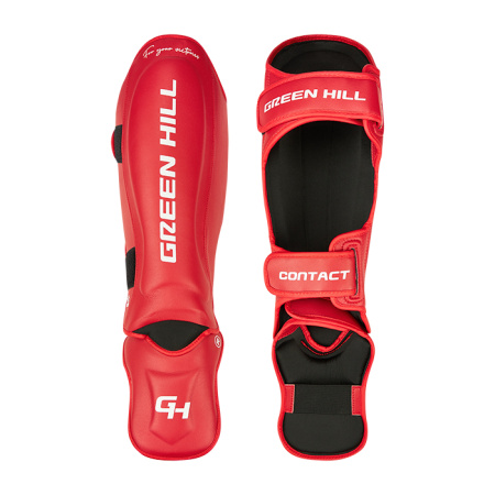 700_CNSGM-032 защита голень-стопа Contact 3d inject foam MF красный S (5)