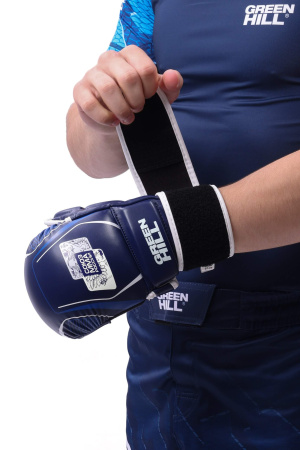 MMI-603MMAU Перчатки СОЮЗ MMA РОССИИ синие(8)