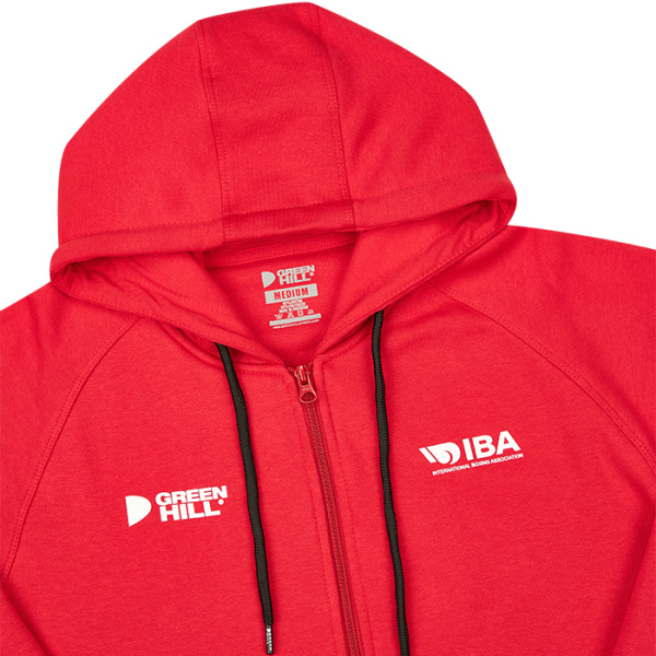 700_FH-10274АN Толстовка на молнии Boxing красная (3)