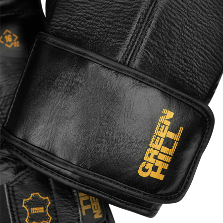 BGPP-2021-0070 Боксерские перчатки Power Padded Training, чёрно-золотые(5)