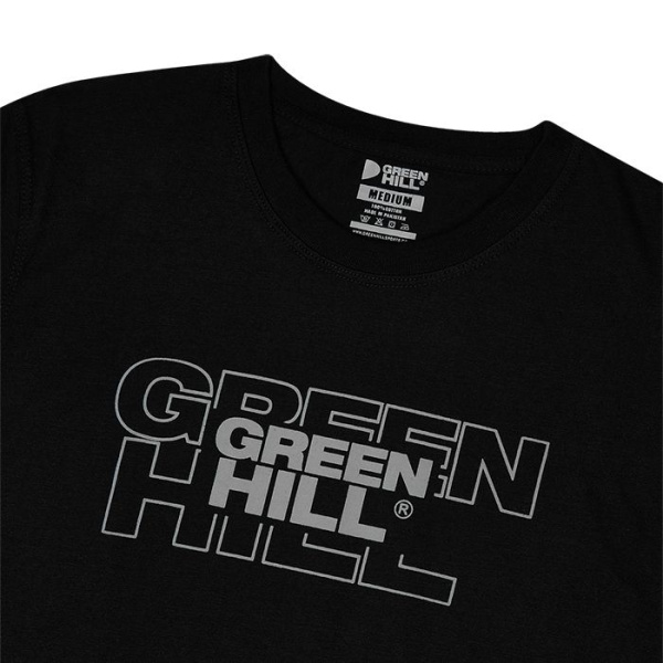 TSGH-10576 Футболка GREEN HILL черная(2)