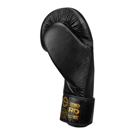 BGPP-2021-0070 Боксерские перчатки Power Padded Training, чёрно-золотые(6)