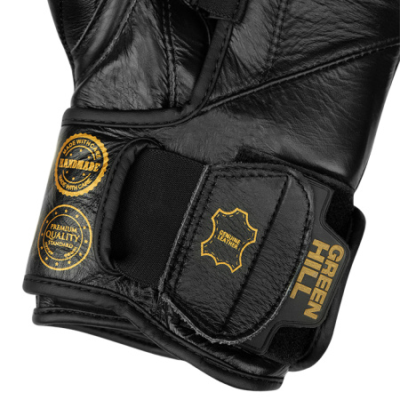 BGPP-2021-0070 Боксерские перчатки Power Padded Training, чёрно-золотые(3)