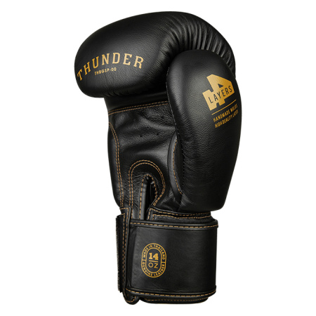 THBGSP-00 боксерские перчатки THUNDER чёрный(7)