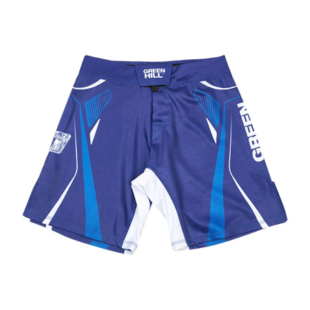 MMI-4024MMAU Шорты СОЮЗ MMA РОССИИ синие(9)