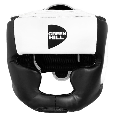 HGP-9015 Боксерский шлем POISE черно-белый(2)