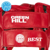HGB-4016w Кикбоксерский шлем BEST WAKO красный(1)