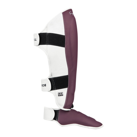 700_CNSGK-550 защита голень-стопа Force 3d inject foam KK фиолетово-белый L (2)